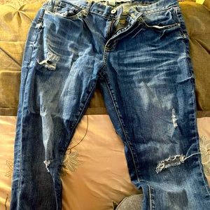 Charlotte Russe ripped jeans